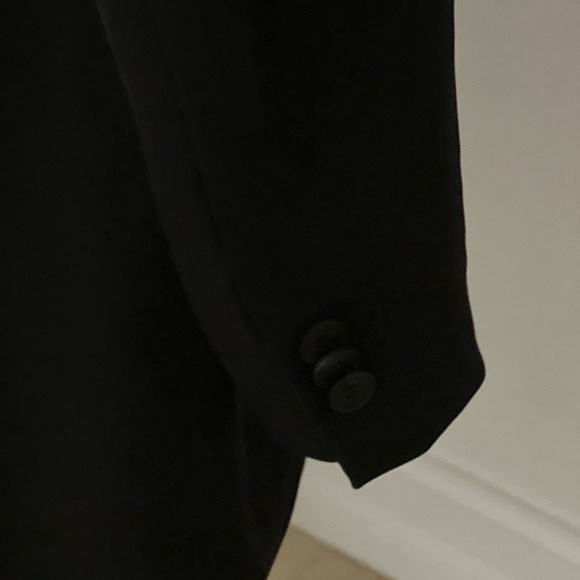 H & M DOUBLE BREASTED BLAZER BLACK - Picture 4 of 6